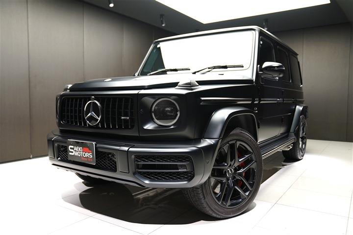 AMG Gクラス G63 マヌファクトゥーアプログラム＋ ナイトPKG　RHD ブラウンシート　21インチAW　同色スペアカバー　カーボンインテリア