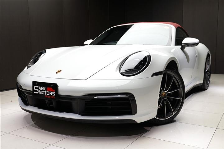 ポルシェ 911(Type992) 2020年モデル カレラ カブリオレ RHD スポーツクロノPKG スポーツエグゾースト シートヒーター&ベンチレーター ホワイト
