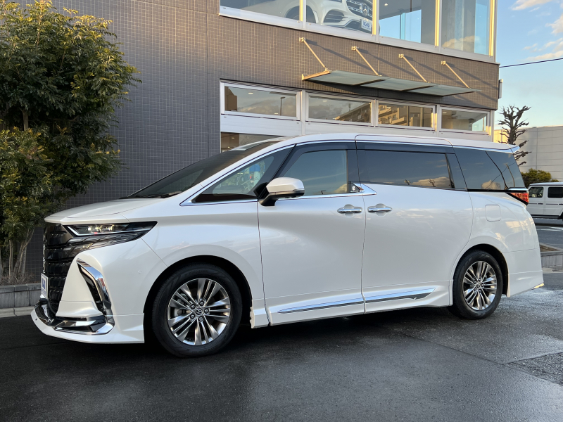 トヨタ アルファード 2.5Z 後席モニター  モデリスタエアロ TOYOTAチームメイト ユニバーサルステップ HUD SR