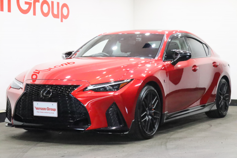 レクサス IS IS300h　Fスポーツ　新車保証継承付　ワンオーナー　TRDスポイラー　サンルーフ　オレンジキャリパー　三眼LED　メモリ―ナビ　フルセグ　全周囲カメラ　レクサスセーフティ　BSM　ベンチレーション　ETC　19AW