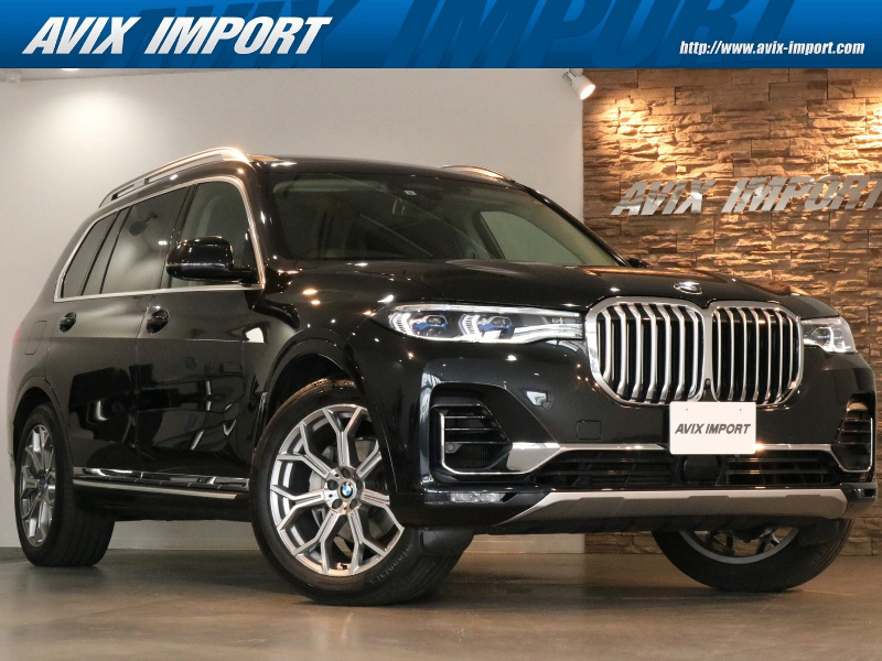 BMW X7 Design Pure Excellence Sky LoungeﾊﾟﾉﾗﾏSR 黒革 Individualｲﾝﾃﾘｱﾄﾘﾑ ｼｰﾄﾋｰﾀｰ＆ﾍﾞﾝﾁﾚｰﾀｰ 2列目ｺﾝﾌｫｰﾄｼｰﾄ(6人乗り) 5ｿﾞｰﾝAC ｳｪﾙﾈｽPKG HDDﾅﾋﾞ harman/kardonｻｳﾝﾄﾞ 3Dﾋﾞｭｰ＆HUD Pｱｼｽﾄﾌﾟﾗｽ＆Dｱｼｽﾄﾌﾟﾛ 純正21AW