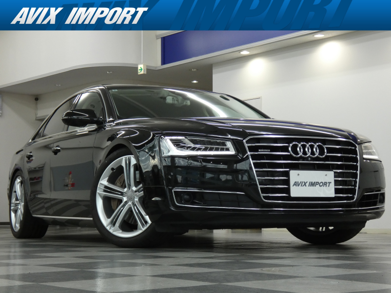 アウディ A8 4.0TFSI ｸﾜﾄﾛ V8ﾀｰﾎﾞ 後期型 右H正規D車 Audiﾃﾞｻﾞｲﾝｾﾚｸｼｮﾝ ｸﾞﾚｰ革 ｼｰﾄﾋｰﾀｰ＆ﾍﾞﾝﾁﾚｰﾀｰ MMIﾅﾋﾞ BOSEｻｳﾝﾄﾞ 全周ｶﾒﾗ ﾌﾟﾚｾﾝｽPKG ﾏﾄﾘｸｽLED 純正21AW 禁煙車