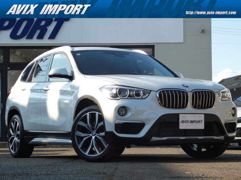 BMW X1 xDrive18d X-Line 黒半革 ｼｰﾄﾋｰﾀｰ 純正HDDﾅﾋﾞ Bｶﾒﾗ＆PDC Pｱｼｽﾄ＆Dｱｼｽﾄ LEDﾗｲﾄ ｺﾝﾌｫｰﾄA 電動Rｹﾞｰﾄ 純正OP19ｲﾝﾁAW 禁煙車