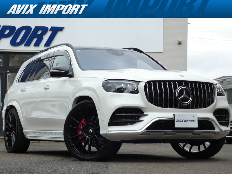 メルセデスベンツ GLS GLS400d 4MATIC AMGﾗｲﾝ ﾊﾟﾉﾗﾐｯｸSR 黒革 ｼｰﾄﾋｰﾀｰ＆ﾍﾞﾝﾁﾚｰﾀｰ 7人乗り MBUX搭載ﾅﾋﾞ Burmesterｻｳﾝﾄﾞ 社外後席用ﾓﾆﾀｰ 全周ｶﾒﾗ＆PTS HUD＆ﾚｰﾀﾞｰｾｰﾌﾃｨPKG 社外ｸﾞﾘﾙ＆下回りﾎﾞﾃﾞｨ同色 FORGIATO製24ｲﾝﾁAW 禁煙