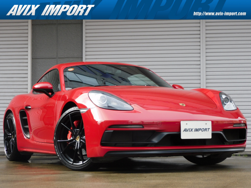 ポルシェ 718 ケイマン GTS 限定生産(左H/MT仕様) 正規D車ｽﾎﾟｰﾂｸﾛﾉPKG 専用ｴｸｽﾃﾘｱ 黒半革 ｼｰﾄﾋｰﾀｰ PCMﾅﾋﾞ 赤ﾒｰﾀｰﾊﾟﾈﾙ PAS ﾊﾞｲｷｾﾉﾝHL ｴﾝﾄﾘｰD ｽﾎﾟｰﾂｴｸﾞｿﾞｰｽﾄ PASM&PTV 赤ｷｬﾘﾊﾟｰ 純正20ｲﾝﾁAW 禁煙 1ｵｰﾅｰ