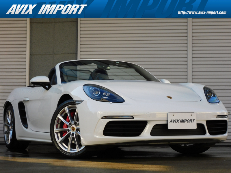 ポルシェ 718 ボクスター S 右H 正規D車 7速PDK ｽﾎﾟｰﾂｸﾛﾉPKG 黒幌 黒革 GTｽﾎﾟｰﾂｽﾃｱﾘﾝｸﾞ ｼｰﾄﾋｰﾀｰ PCMﾅﾋﾞ BOSEｻｳﾝﾄﾞ Bｶﾒﾗ ｸﾙｺﾝ ﾊﾞｲｷｾﾉﾝHL(PDLS付) 電動格納ﾐﾗｰ ｽﾎﾟｰﾂｴｸﾞｿﾞｰｽﾄ 赤ｷｬﾘﾊﾟｰ 純正19ｲﾝﾁAW 禁煙