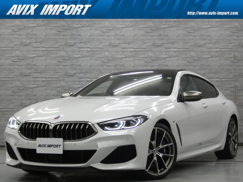 BMW 8シリーズ M850i xDrive ｸﾞﾗﾝｸｰﾍﾟ ｱｲﾎﾞﾘｰ革 ﾊﾟﾉﾗﾏSR 全席ｼｰﾄﾋｰﾀｰ ﾍﾞﾝﾁﾚｰｼｮﾝ 3Dﾋﾞｭｰ 純正HDDﾅﾋﾞ TV  ACC PDC HUD ｺﾝﾌｫｰﾄｱｸｾｽ ｿﾌﾄｸﾛｰｽﾞﾄﾞｱ Bowers&Wilkinsｻﾗｳﾝﾄﾞ BMWﾚｰｻﾞｰﾗｲﾄ 青ｷｬﾘﾊﾟｰ 純正20AW