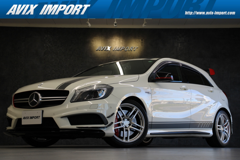 AMG Aクラス A45 AMG 4MATIC Edition1 黒革 ｾｰﾌﾃｨPKG ｼｰﾄﾋｰﾀｰ 純正HDDﾅﾋﾞ TV Bｶﾒﾗ ﾊﾟｰｸﾄﾛﾆｯｸ ｷｾﾉﾝﾍｯﾄﾞﾗｲﾄ ﾃﾞｨｽﾄﾛﾆｯｸ 18ｲﾝﾁAW 専用ｴｸｽﾃﾘｱ＆ｲﾝﾃﾘｱ 弊社買取直販!!