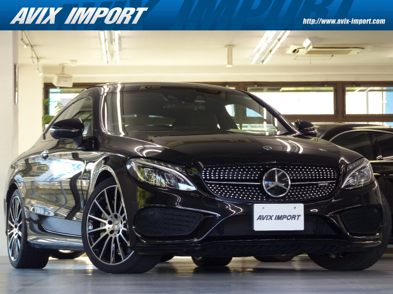 AMG Cクラス C43 4MATIC ｸｰﾍﾟ 9速AT RSP 黒革 ﾊﾟﾉﾗﾏSR HDDﾅﾋﾞ地ﾃﾞｼﾞBｶﾒﾗ Burmester ｴｱﾊﾞﾗﾝｽP 前席Sﾋｰﾀｰ LEDﾗｲﾄ 自動ﾄﾗﾝｸ Pｱｼｽﾄ ﾊｲﾋﾞｰﾑｱｼｽﾄ ACC ﾚｰﾝｷｰﾌﾟ 分割可倒式ｼｰﾄ ECOｽﾄｯﾌﾟ ｷｰﾚｽｺﾞｰ PTS C43専用ｴｱﾛ&19AW 禁煙 右H