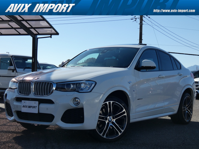 BMW X4 xDrive28i Mｽﾎﾟｰﾂ ｱｲﾎﾞﾘｰﾚｻﾞｰ SR 衝突軽減  車線変更警告 ACC ﾅﾋﾞ TV ﾊﾞｯｸｶﾒﾗ PDC ｼｰﾄﾋｰﾀｰ ｺﾝﾌｫｰﾄｱｸｾｽ ｵｰﾄﾄﾗﾝｸ ｷｾﾉﾝ 20AW 禁煙