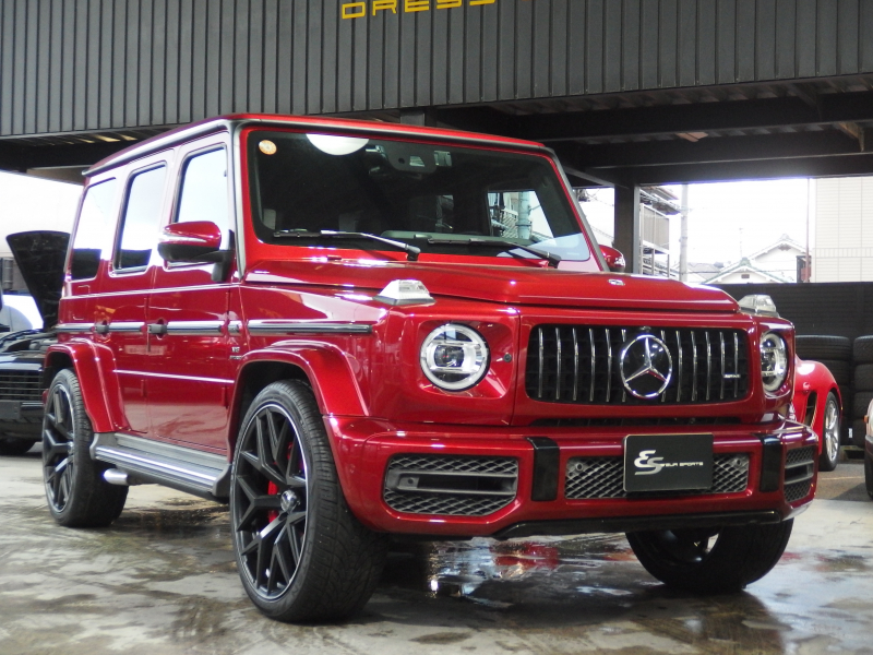 AMG Gクラス G63 AMGレザーエクスクルーシブパッケージ　左ハンドル　WALD24inアルミ　アイバッハダウンサス　電動サイドステップ　