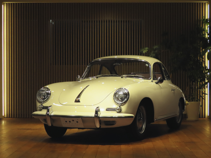 ポルシェ 356 C/シャンパンイエロー/サティフィケイト/内外装レストア済み