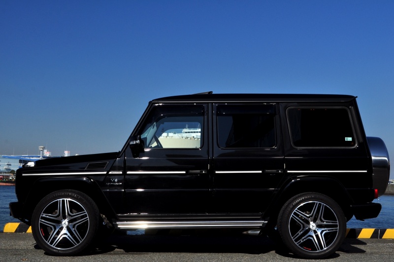 AMG Gクラス AMG G55ロングコンプレッサー正規ディーラー車法人1オナ禁煙屋根保管HDDナビ地デジG63純正20インチ黒本革極上 中古車 情報  | IWASAKI