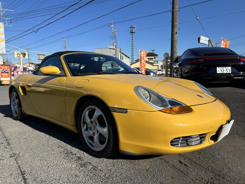 ポルシェ ボクスター(Type986) ボクスターS　左H　6MT　シートヒーター　レッドキャリパー