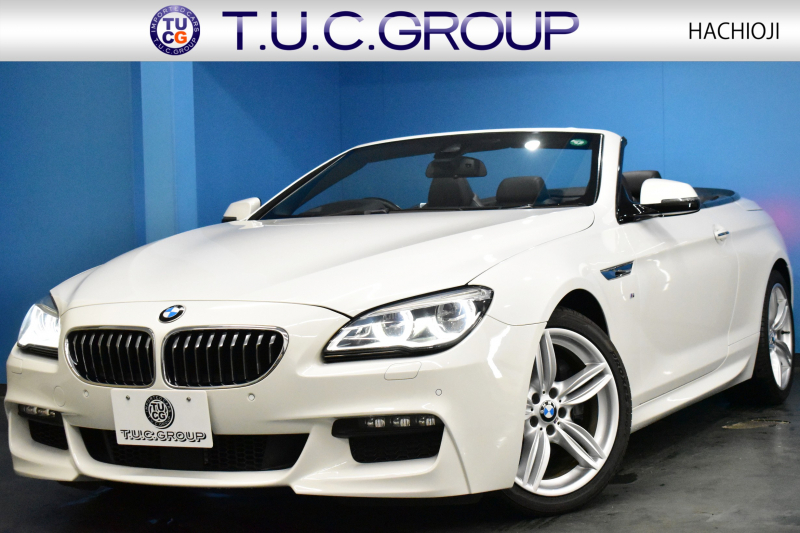 BMW 6シリーズ 640i ｶﾌﾞﾘｵﾚ Mｽﾎﾟｰﾂ LCI後期 追従ACC HUD ﾋｰﾀｰ付黒革 電動ﾌﾞﾗｯｸ幌 LEDﾍｯﾄﾞﾗｲﾄ 液晶ﾒｰﾀｰ 車線変更&逸脱&歩行者警告 衝突軽減ﾌﾞﾚｰｷ 19AW ﾀｯﾁﾊﾟｯﾄﾞHDDﾅﾋﾞ ﾌﾙｾｸﾞBｶﾒﾗ ｽﾏｰﾄｷｰ 2年保証