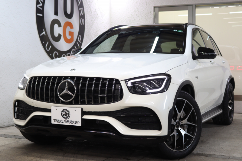 AMG GLC GLC43 4MATIC ﾚｰﾀﾞｰｾｰﾌﾃｨPKG　後期 1ｵｰﾅｰ MEｺﾈｸﾄ ｷｰﾚｽｺﾞｰ 黒本革 ﾍﾞﾝﾁﾚｰﾀｰ ﾊﾟﾉﾗﾏSR ﾍｯﾄﾞｱｯﾌﾟD MBUXﾅﾋﾞTV ｽﾏﾎ連携 360ｶﾒﾗ PTS LEDﾗｲﾄ AMG専用装備&ﾁｭｰﾆﾝｸﾞ9AT　2年保証付 新車保証継承可