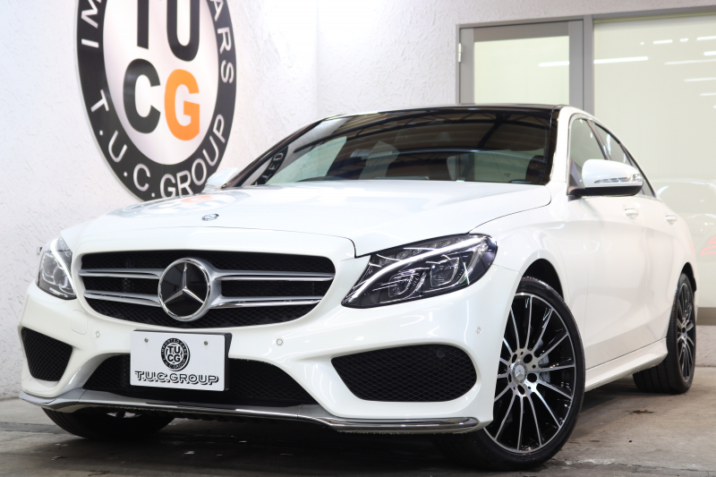 メルセデスベンツ Cクラス C250 ｽﾎﾟｰﾂ ﾚｻﾞｰｴｸｽｸﾙｰｼﾌﾞ&ﾚｰﾀﾞｰｾｰﾌﾃｨPKG　ｷｰﾚｽｺﾞｰ 赤本革 ｼｰﾄﾋｰﾀｰ ﾊﾟﾉﾗﾏSR  ﾍｯﾄﾞｱｯﾌﾟD HDDﾅﾋﾞTV ﾌﾞﾙﾒｽﾀｰ ﾊﾞｯｸｶﾒﾗ PTS LEDﾗｲﾄ ﾌｯﾄﾄﾗﾝｸOP AMGｴｱﾛ&19AW ﾀﾞｲﾅﾐｯｸｾﾚｸﾄ ｴｱｻｽ 7AT　2年保証