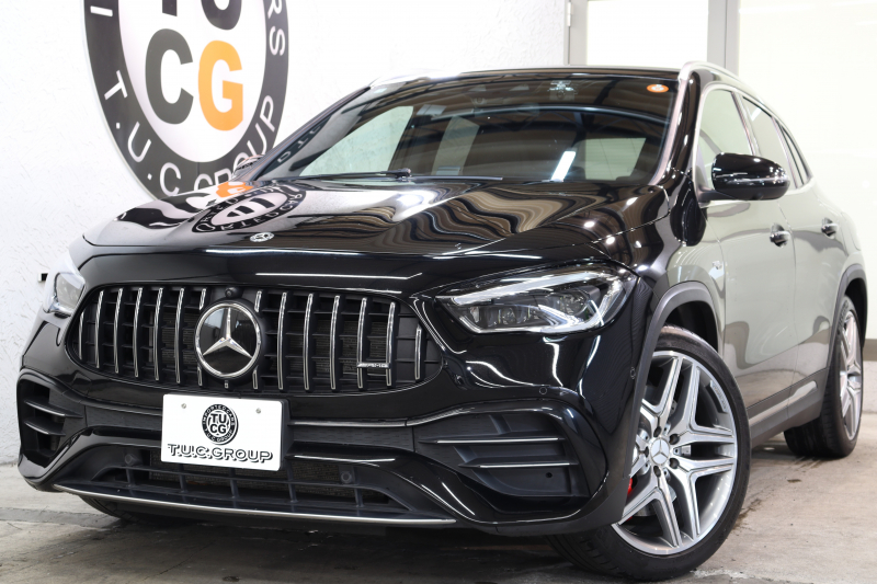 AMG GLA GLA45S 4MATIC+ AMGｱﾄﾞﾊﾞﾝｽﾄﾞ&AMGﾊﾟﾌｫｰﾏﾝｽ&ﾚｰﾀﾞｰｾｰﾌﾃｨPKG　ｷｰﾚｽｺﾞｰ 黒本革 ﾍﾞﾝﾁﾚｰﾀｰ ﾍｯﾄﾞｱｯﾌﾟD MBUXﾅﾋﾞTV BT音楽 ｱﾄﾞﾊﾞﾝｽﾄﾞｻｳﾝﾄﾞ 360ｶﾒﾗ PTS LEDﾗｲﾄ ﾊﾝｽﾞﾌﾘｰA AMG専用装備&ﾁｭｰﾆﾝｸﾞ 9AT　2年保証