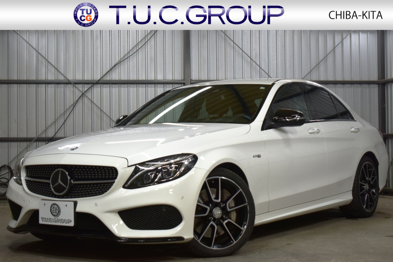 AMG Cクラス C43 4M EXC ﾚｰﾀﾞｰP  左H 1ｵｰﾅｰ 3.0LV6ﾀｰﾎﾞ367馬力 ﾋｰﾀｰ赤革 ﾃﾞｨｽﾄﾛ ﾌﾞﾗｲﾝﾄﾞｽﾎﾟｯﾄ Lｷｰﾌﾟ AMGｴｱﾛ19AW ｷｰGO ﾌﾞﾙﾒｽﾀｰS ﾌｯﾄﾄﾗﾝｸ 地ﾃﾞｼﾞBｶﾒﾗ PTS 2年保証