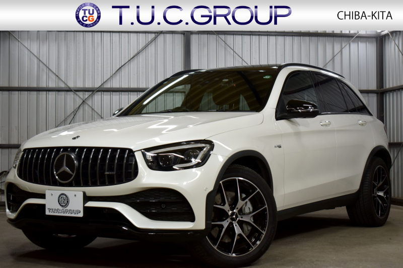 AMG GLC GLC43 4M ﾚｻﾞｰｴｸｽｸﾙｰｼﾌﾞ ﾚｰﾀﾞｰｾｰﾌﾃｨP 後期  390馬力V6 ｺﾗﾑ9速 MEｺﾈ MBUXｼｽﾃﾑ ﾊﾟﾉﾗﾏｻﾝﾙｰﾌ ﾋｰﾀｰ赤黒革 ﾃﾞｨｽﾄﾛ BSM Lﾁｪﾝｼﾞ AMGｴｱﾛ20AW ｷｰﾚｽGO PTS  HUD ﾌｯﾄｹﾞｰﾄ ﾌﾞﾙﾒｽﾀｰS 対話式ﾅﾋﾞTV 360ｶﾒﾗ 2年保証