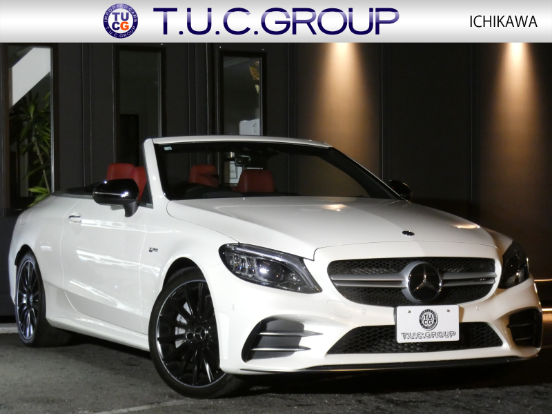 AMG Cクラス C43 4MATIC ｶﾌﾞﾘｵﾚ ﾚｰﾀﾞｰｾｰﾌﾃｨPKG　後期 390ps meｺﾈｸﾄ ｶﾌﾟﾘｽﾄﾏﾌﾗｰ 赤革 赤幌 HDDﾅﾋﾞ 地ﾃﾞｼﾞ Appleｶｰﾌﾟﾚｲ ﾍｯﾄﾞｱｯﾌﾟD Burmester ﾏﾙﾁﾋﾞｰﾑLEDﾍｯﾄﾞﾗｲﾄ　2年保証付