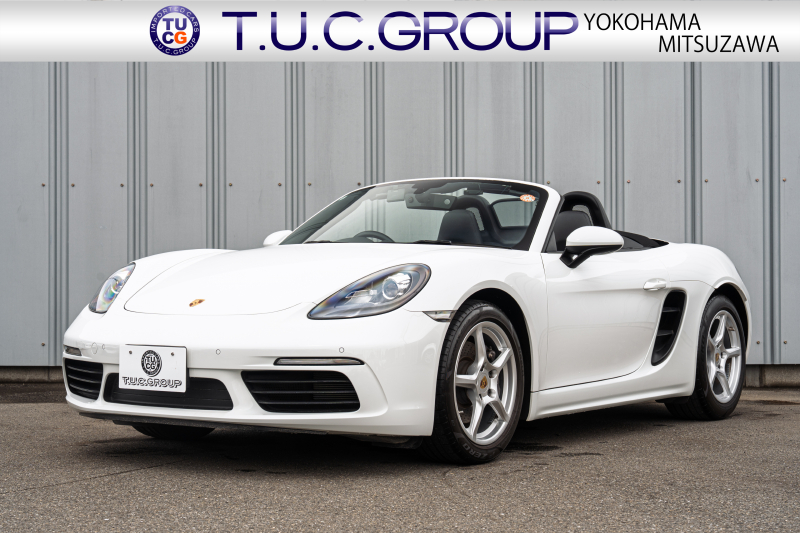 ポルシェ 718 ボクスター ﾍﾞｰｽｸﾞﾚｰﾄﾞ ｽﾎﾟｰﾂｸﾛﾉPKG　ﾌﾞﾗｯｸﾊｰﾌﾚｻﾞｰｼｰﾄ ｼｰﾄﾋｰﾀｰ ﾌﾞﾗｯｸｿﾌﾄﾄｯﾌﾟ PCMﾅﾋﾞ CarPlay ｷｾﾉﾝ ｵｰﾄｴｱｺﾝ TPM ﾊﾟｰｸｱｼｽﾄ 電格ﾐﾗｰ ﾎﾞｸｽﾀｰ18ｲﾝﾁAW　2年保証