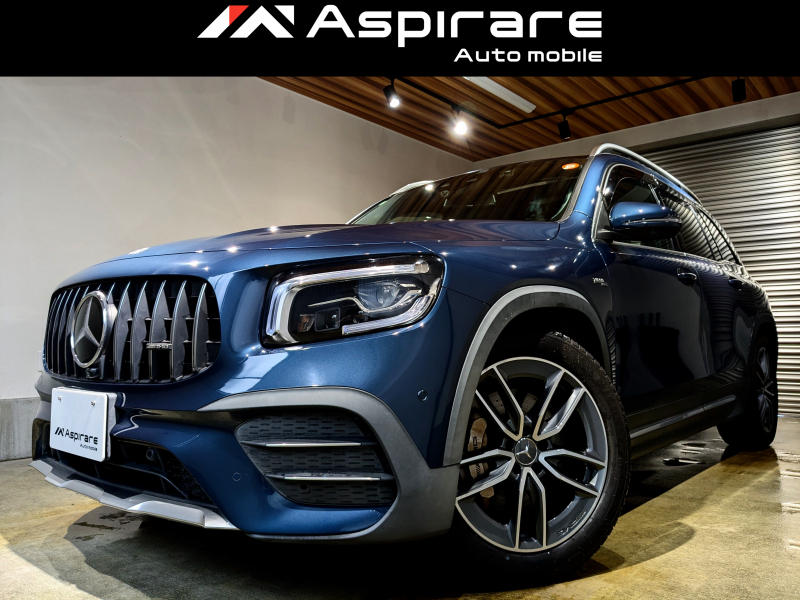 AMG GLB GLB35 4マチック　AMGアドバンスド パッケージ　AMGパフォーマンスパッケージ　パノラマサンルーフ　レッド×ブラックレザーシート　シートベンチレーション　デジタルインナーミラー　1オーナー