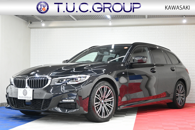 BMW 3シリーズ 320d ﾂｰﾘﾝｸﾞ Mｽﾎﾟｰﾂ ﾊｲﾗｲﾝPKG　ACC 黒革 純正HDDﾅﾋﾞ CarPlay Bｶﾒﾗ Mｴｱﾛ&18ｲﾝﾁAW 自動ﾄﾗﾝｸ ﾜｲﾔﾚｽﾁｬｰｼﾞ　2年保証付