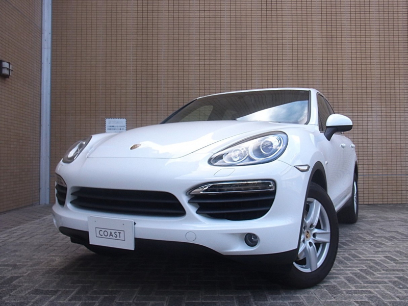 ポルシェ カイエン S ハイブリッド 4WD 左ハンドル 正規ディーラー車 ブラックレザー シートヒーター クルーズコントロール スーパーチャージャー＋モーター 純正ナビTV Bカメラ ワンオーナー車