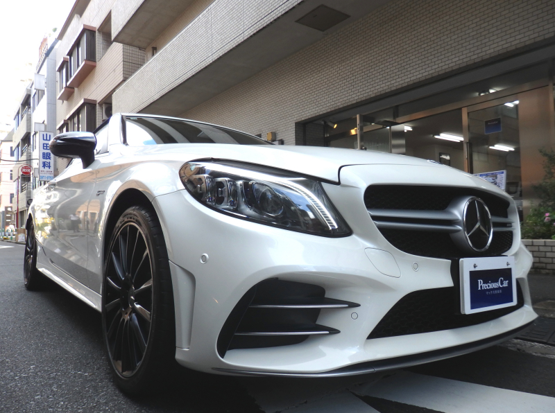 AMG Cクラス W125 C43 4MATIC 4WD Cabriolet 9AT Diamond‐White COMAND Burmester-surround-System built‐inGarage