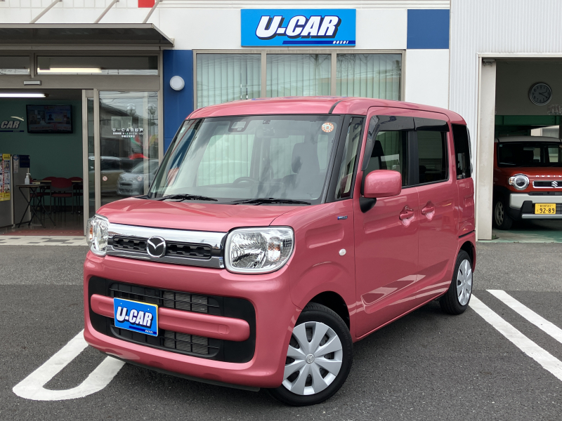 マツダ フレアワゴン ハイブリッドXS　ナビ・バックカメラ・ドラレコ・両側パワスラ・シートヒーター・衝突軽減ブレーキ・Pセンサー・Aストップ・禁煙車