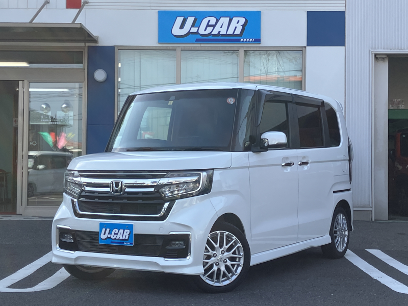 ホンダ N-BOX カスタムLターボ　ナビ・Bカメラ・ドラレコ・ETC・両側パワスラ・クルコン・LED・衝突軽減ブレーキ・パーキングセンサー・禁煙車