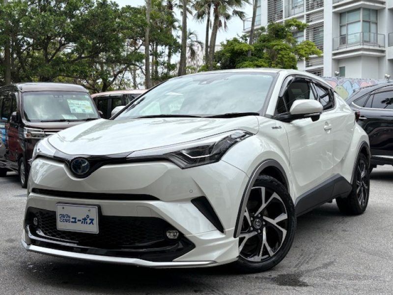 トヨタ C-HR ハイブリッドG　OP10年保証対象車　モデリスタエアロ　純正9インチナビ　ブラインドスポットモニター　前後ドラレコ