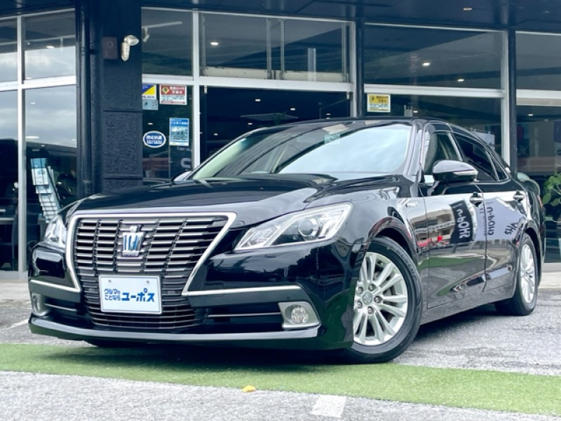 トヨタ クラウンハイブリッド ロイヤルサルーン　2024/2月HVバッテリー交換済み　車高調　純正ナビ　ドラレコ前後　前後コーナーセンサー　
