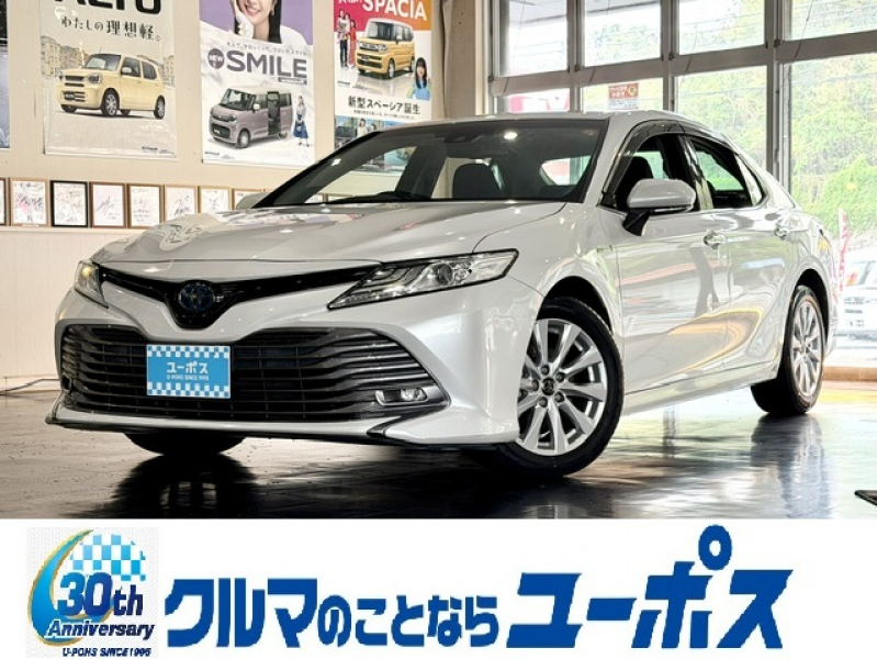 トヨタ カムリ ハイブリッドG　OP5年保証対象車　ドラレコ　純正ナビ　純正17インチアルミ　クルコン　オートLEDヘッドライト