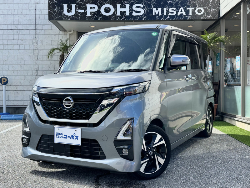 日産 ルークス ハイウェイスターGターボ プロパイロットエディション OP5年保証対象車 純正ナビ 両側パワスラ(ハンズフリー) 660cc