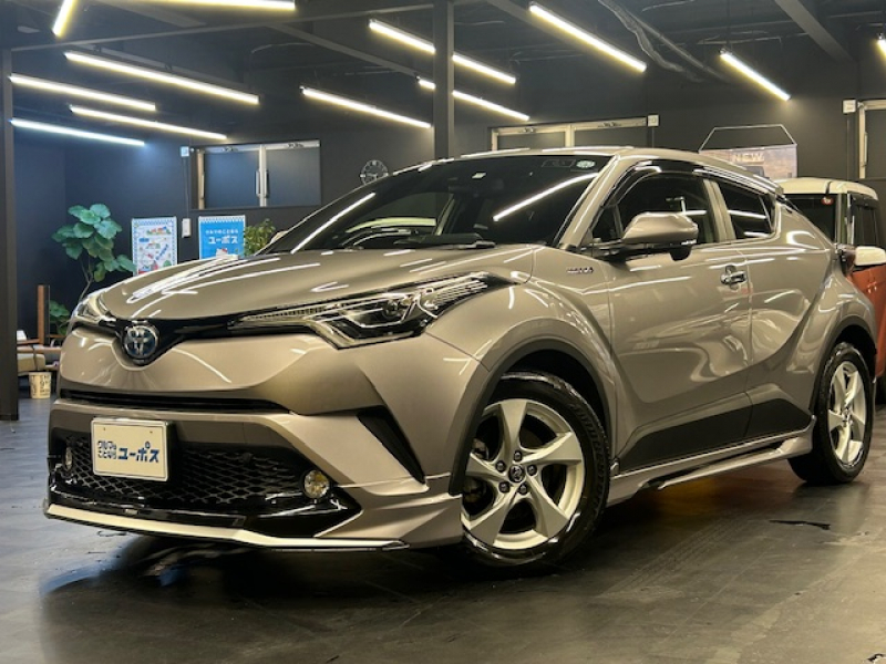 トヨタ C-HR S　LEDエディション　モデリスタエアロ　アルパイン9インチナビ　トヨタセーフティー　バックカメラ　電動パーキングブレーキ　クルーズコントロール　ETC