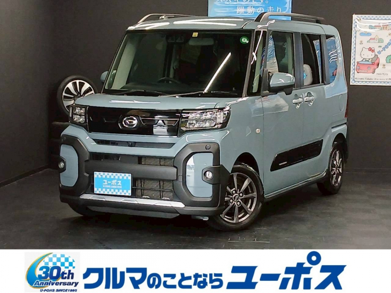 ダイハツ タント ファンクロス　OP10年保証対象車両　両側パワースライドドア　純正SDナビ　バックモニター／360°ビューモニター　クリアランスソナー　