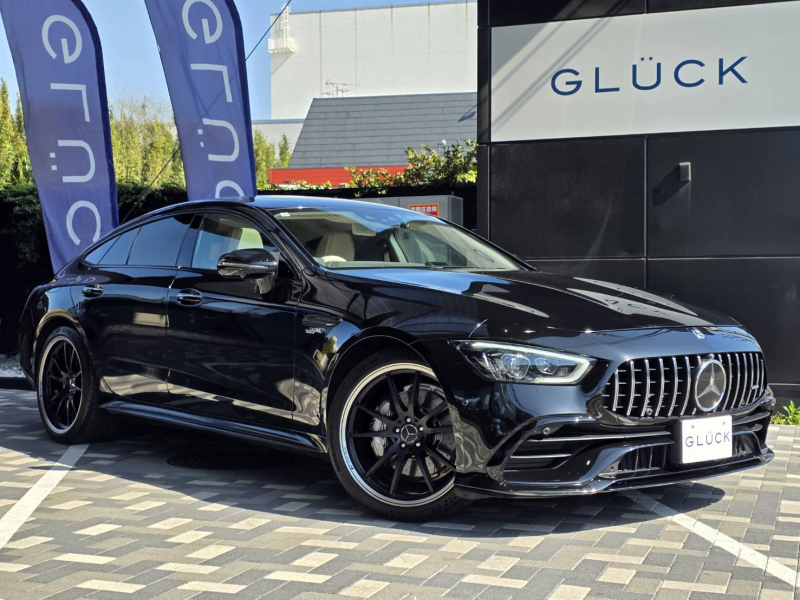 AMG GT 4ドアクーペ GT53 4マチックプラス 4WD       Burmesterサウンドシステム/パノラミックルーフ/ダイヤモンドステッチレザー/アンビエントライト/ワイドスクリーン・コックピット/360°カメラシステム/HUD/電動テールゲート/21インチAMGアルミホイール
