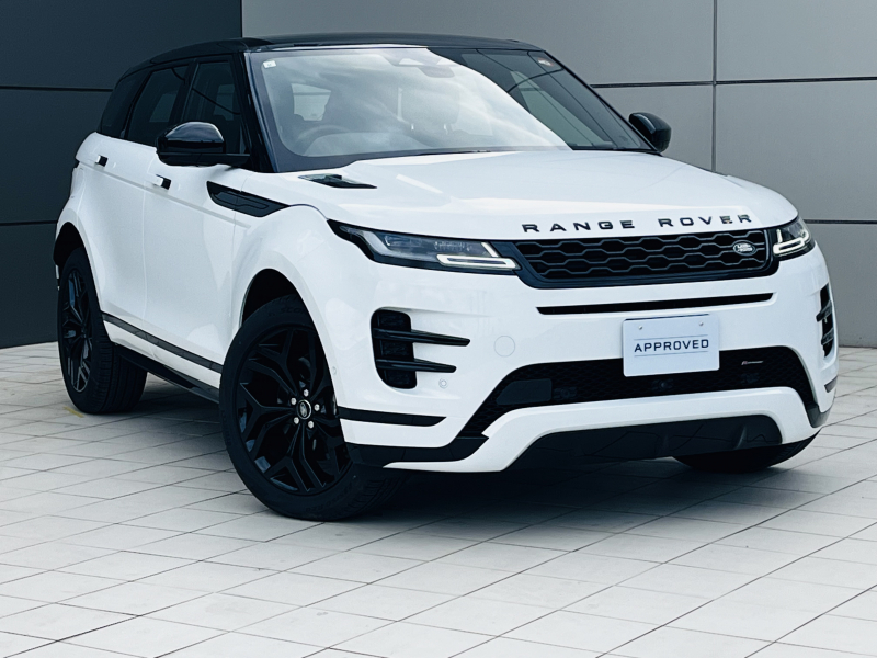 ランドローバー レンジローバー EVOQUE RダイナミックS2.0L D200 4WD 黒革シートヒーター 3Dアラウンドビューカメラ パワーテールゲート アダプティブクルーズコントロール ブラックエクステリアパック タッチプロデュオ オプション20インチ レーンキープアシスト ブラインドスポットアシスト リバーストラフィックディティクション