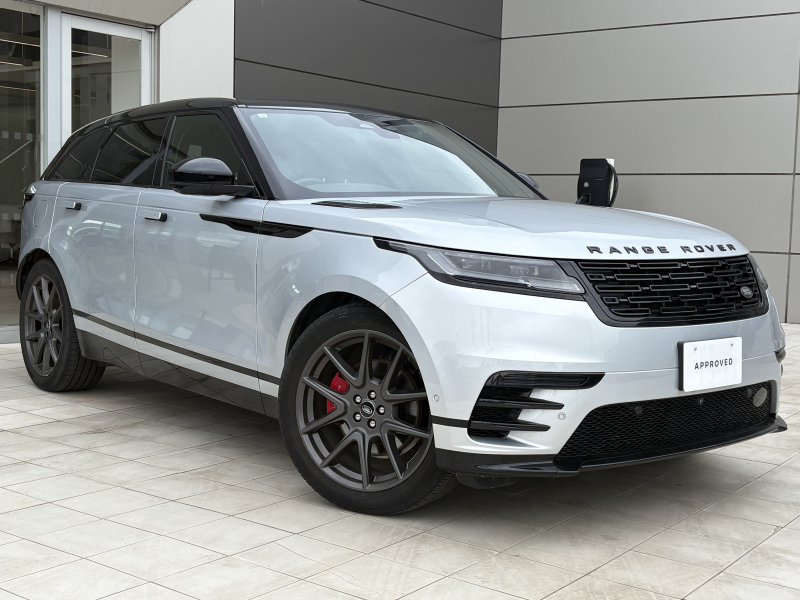 ランドローバー レンジローバー VELAR ダイナミックSE 2.0L P250 4WD 電子制御エアサスペンション ダイナミックハンドリングパック 21インチスタイル5109サテンダークグレイホイール ブラックエクステリアパック ブラックコントラストルーフ プライバシーガラス レッドキャリパー