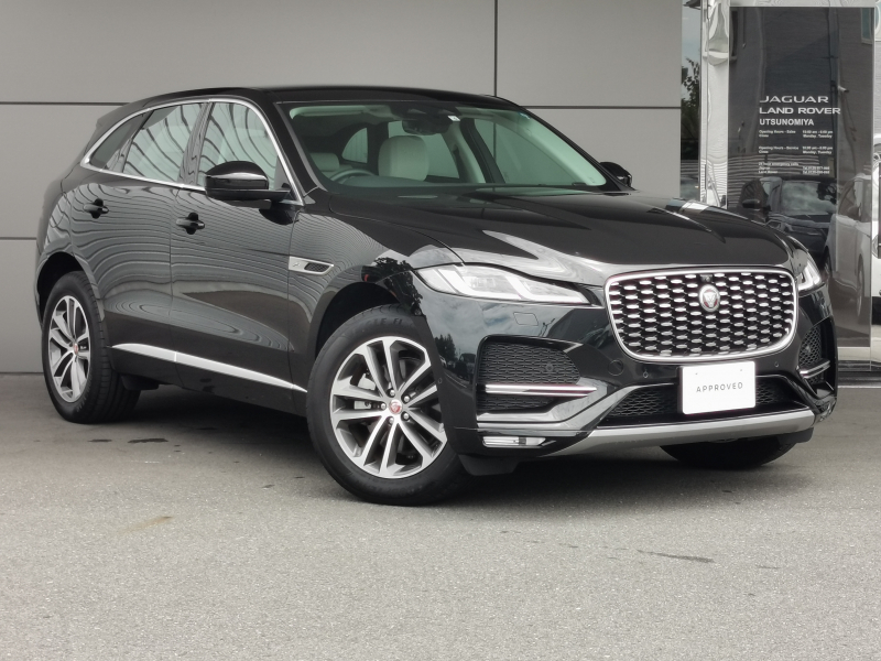 ジャガー F-PACE S2.0L P250 4WD 1オーナー 禁煙車 白革シート 19A/W ACC ダイヤモンドターンド シートヒーター3Dカメラ LEDヘッドライト（シグネチャーDRL付） 自動緊急ブレーキ レーンキープ appleカープレイ Androidオート BSM