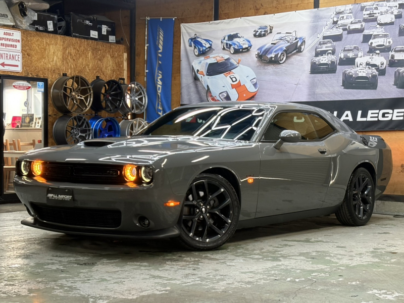 ダッジ チャレンジャー R/Tプラス　デストロイヤグレー　ブラックトップPKG　ドライバーコンビニエンスGRP　カープレイ/アンドロイドオート