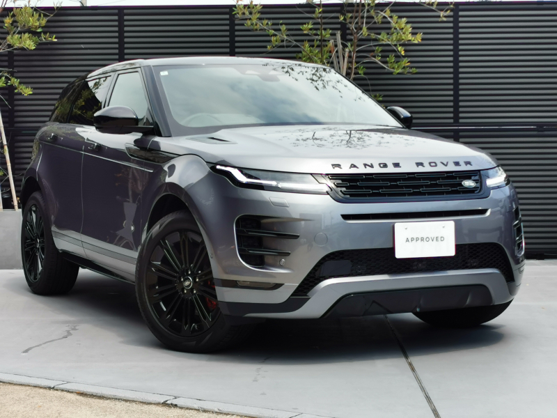 ランドローバー レンジローバー EVOQUE A-biography1.5L P300ePHEV4WD 1オーナーシート ヒーター＆シートクーラー スライディングパノラミックルーフ  MERIDIANサラウンド ブラックパック ブラックコントラストルーフ ステアリングヒーター 20インチAW リアヒーターシート 電動シートメモリー機能付き 11.4スクリーンナビ