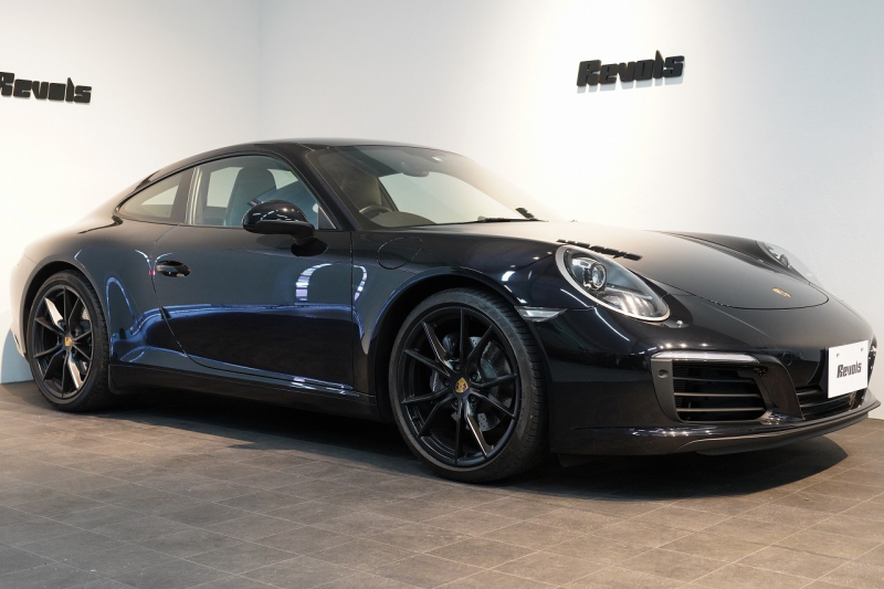 ポルシェ 911(Type991.2) Carrera 7MT スポーツクロノ スポーツテールパイプ ジェットブラック パークアシスト付リバーシングカメラ
