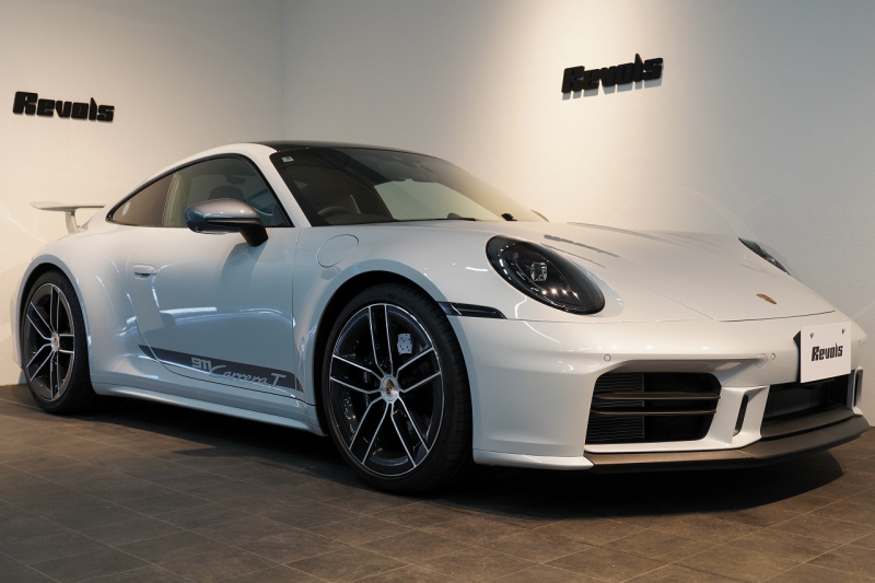 ポルシェ 911(Type992) Carrera T 6MT 後期モデル(992.2) 1オーナー OP500  エアロキット カーボンルーフ CarreraTインテリアPKG 18way電動シート Burmester