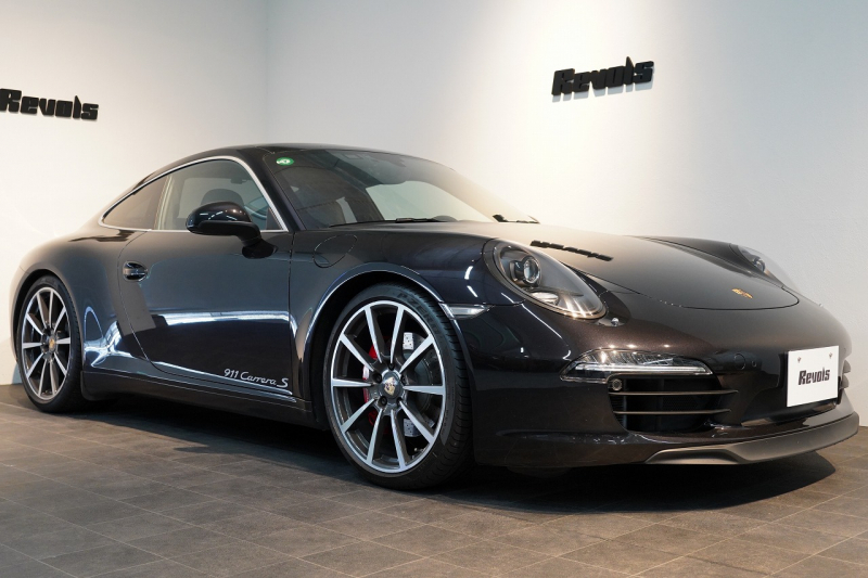 ポルシェ 911(Type991.1) Carrera S PDK 左H ペピータ柄シート スポクロ スポエグ スポーツステア ガラスSR オールレザー