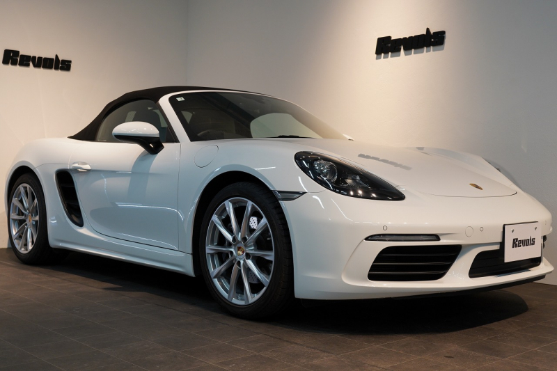 ポルシェ 718 ボクスター 2.0 6MT 19インチBoxsterSホイール スポーツエグゾースト スポーツテールパイプ 電格ミラー