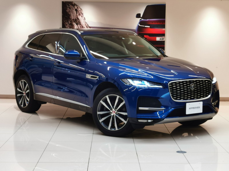 ジャガー F-PACE S 2.0L D200 AWD 1オーナー フロントシートヒーター＆クーラー MERIDIAN™サウンド インタラクティブドライバーディスプレイ ワイヤレスデバイスチャージング ブラインドスポットモニター 電動調整ステアリングコラム メモリーシート