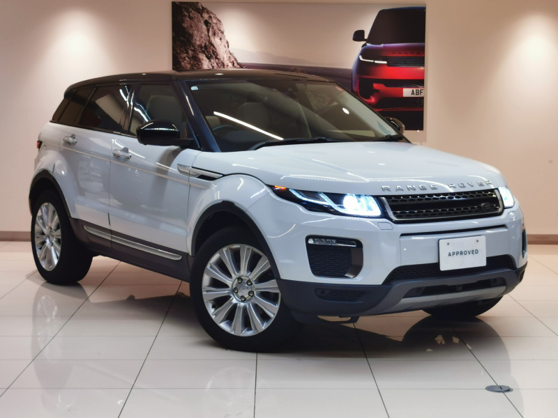 ランドローバー レンジローバー EVOQUE HSE 2.0L AWD 1オーナー 白革シート パノラマルーフ MERIDIAN™サウンド フロントシートヒーター オートクルーズコントロール レーンデパーチャーワーニング パワーテールゲート フロントフォグランプ 19インチアルミホイール